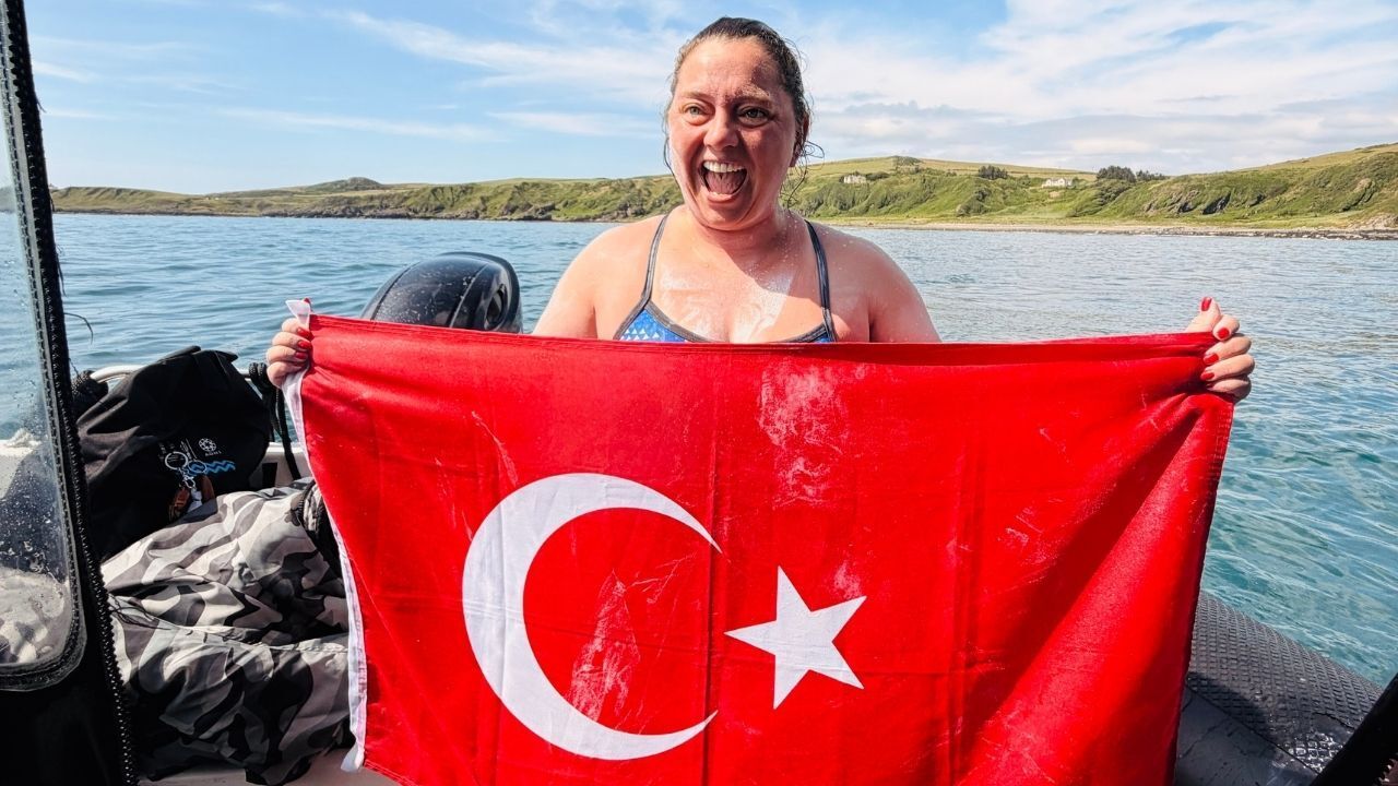 Melisa Uluarslan, Kuzey Kanalı'nı geçen 3. Türk kadın sporcu oldu