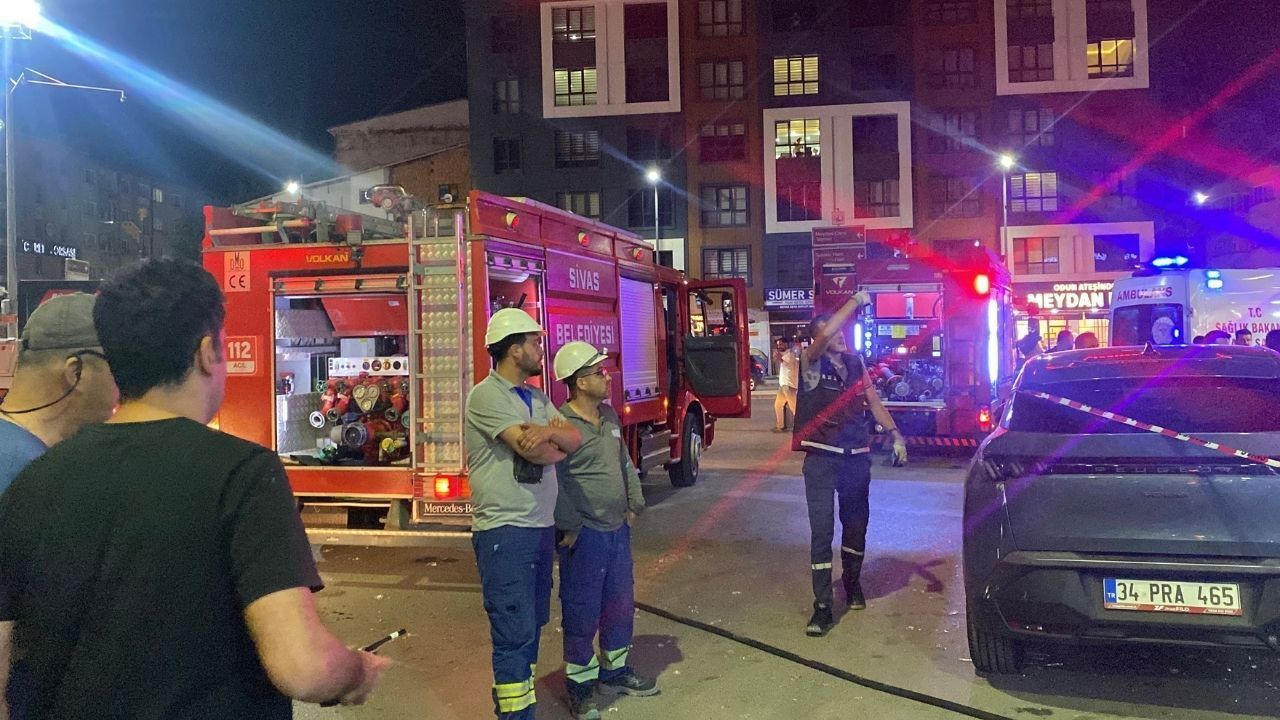 Gece yarısı korkutan patlama!