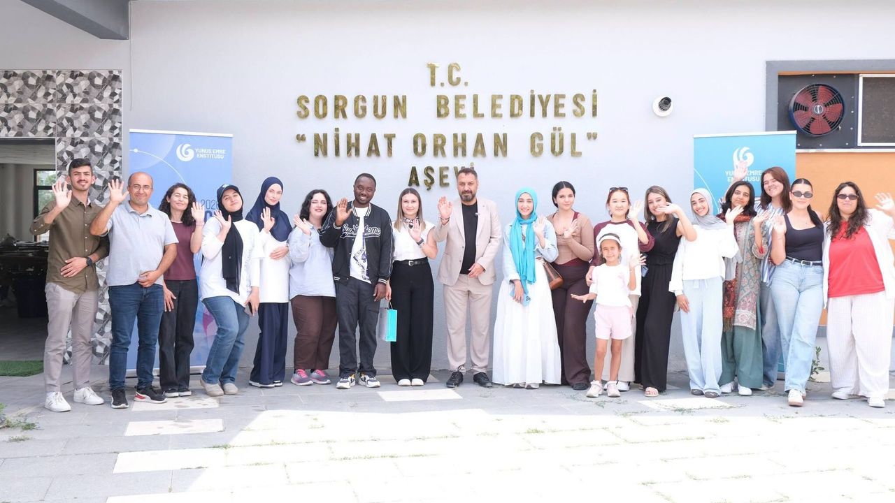 Sorgun’da farklı ülkelerden gelen gençler ağırlandı