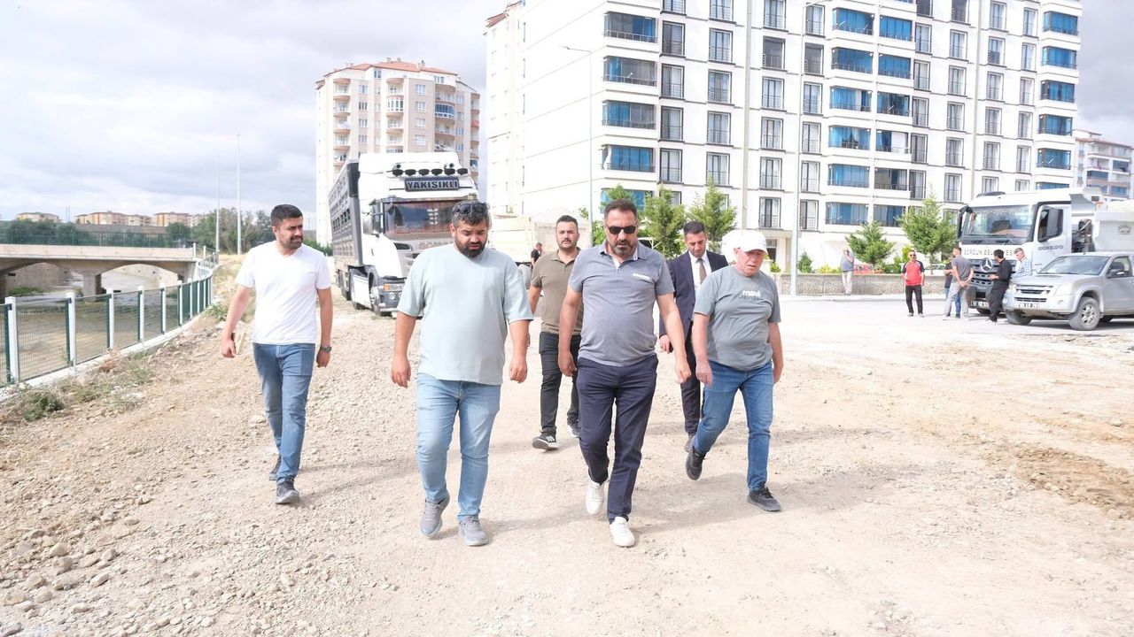 Sorgun'da dere kenarı yaşam alanına dönüşüyor