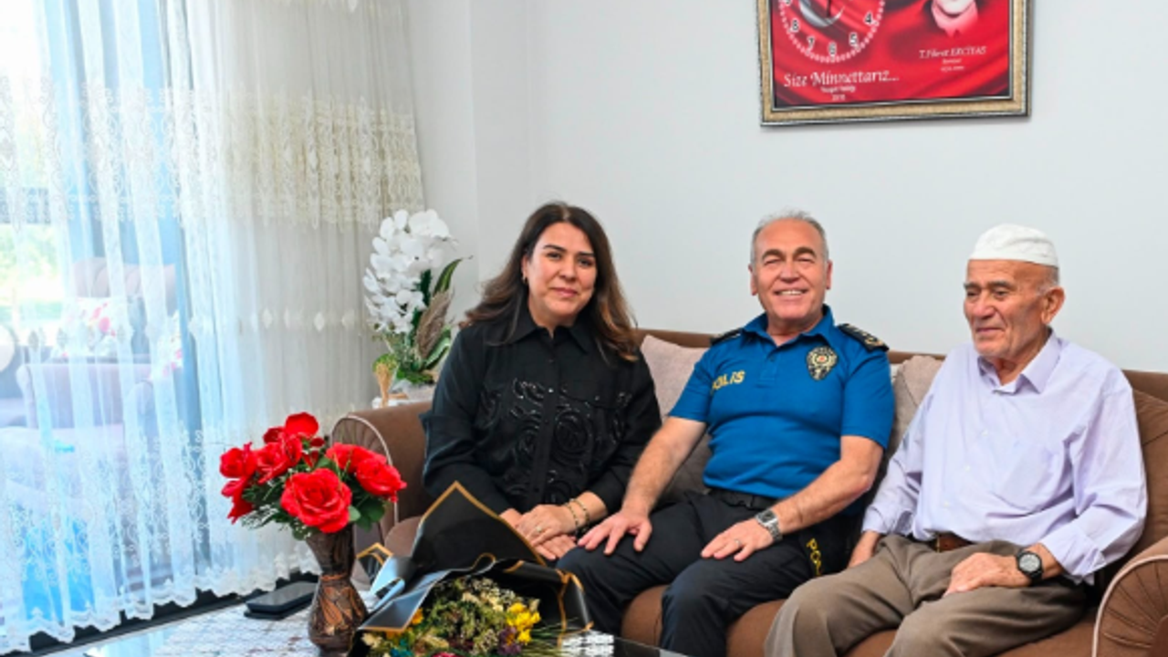 Emniyet Müdürü Pekin ve Eşinden Şehit Aileleri ile Gaziye ziyaret
