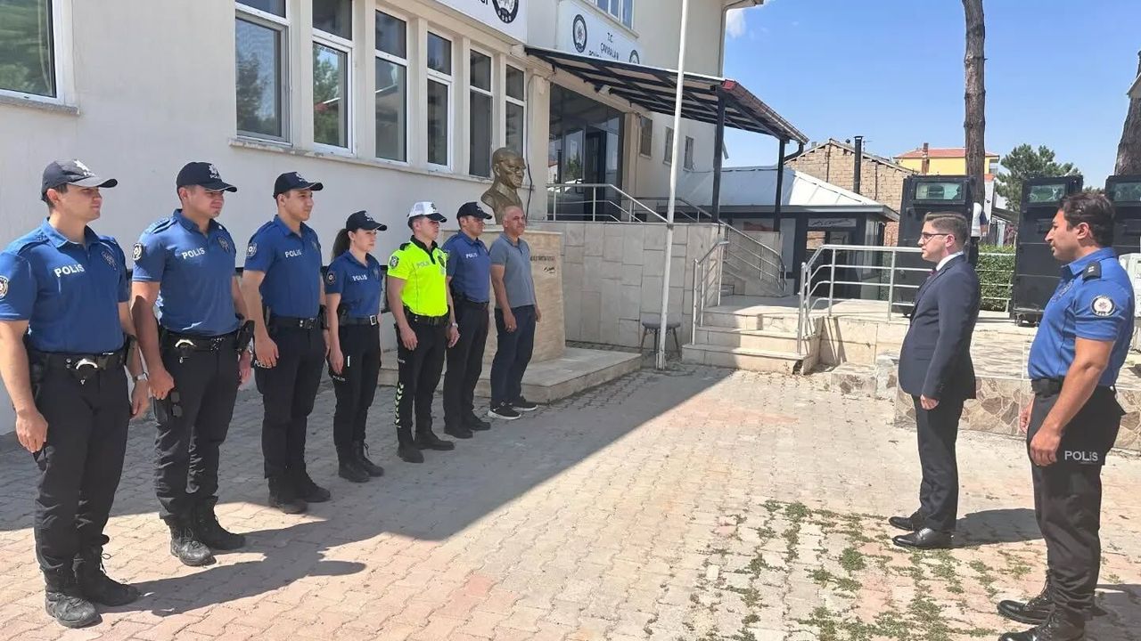 Kaymakam Bostancı'dan Jandarma ve Emniyet teşkilatına ziyaret