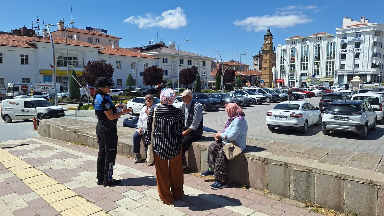 Yozgat’ta 2 bin 714 vatandaşa güvenlik bilgilendirmesi