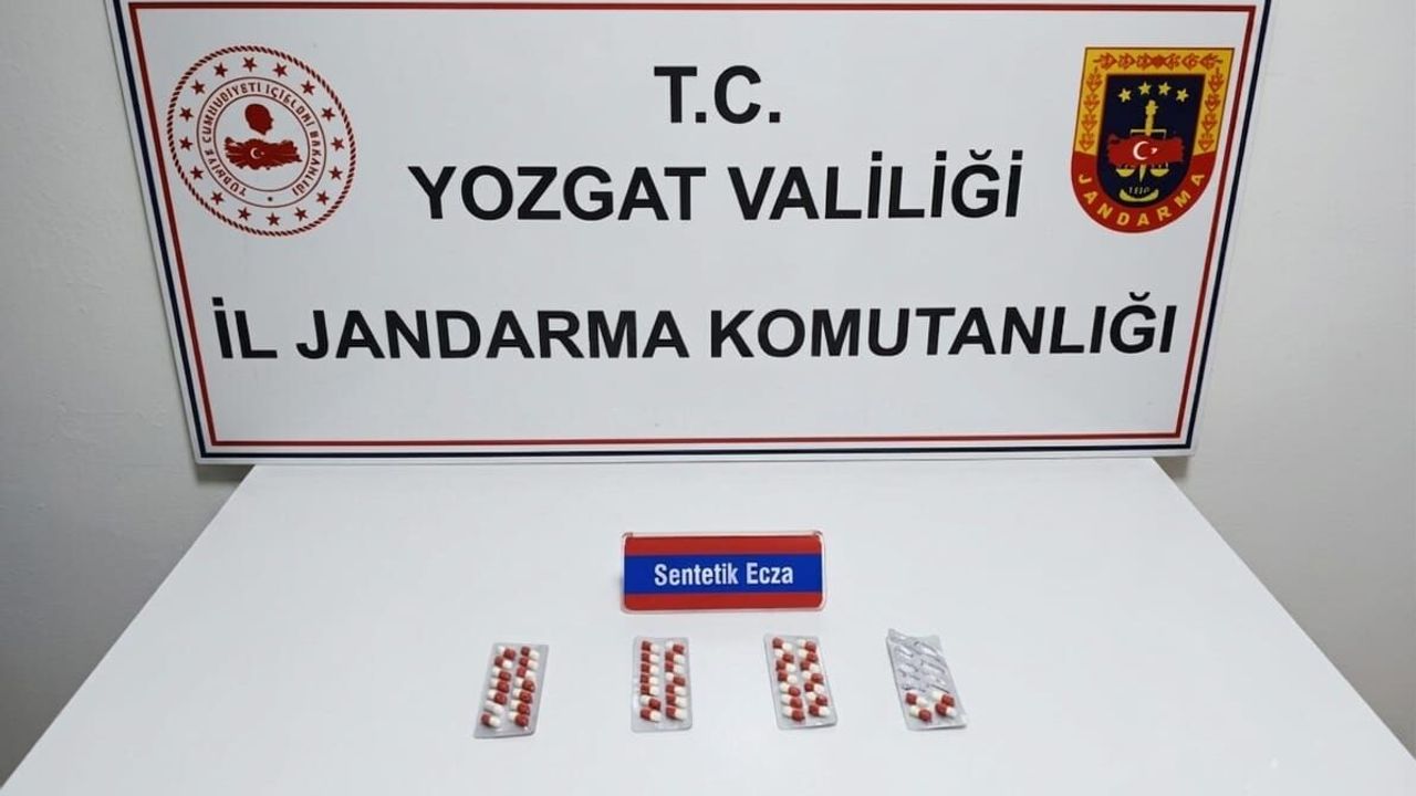 Yozgat’ta uyuşturucu operasyonu: 46 sentetik ecza hap ele geçirildi