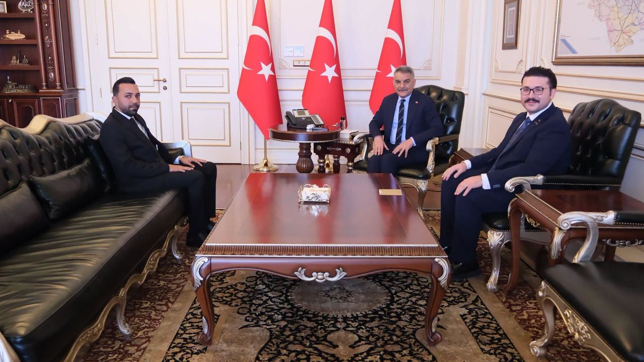 Konuklar Belediye Başkanı Karaca’dan Vali Özkan’a ziyaret