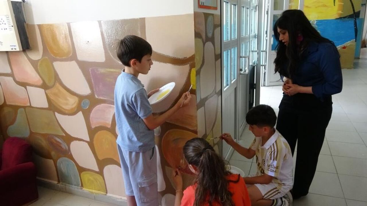 Yozgat'ta çocuklar sanatla ekrandan uzaklaştı
