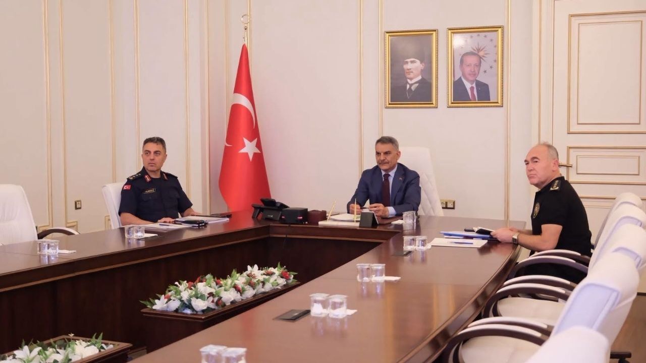 Yozgat Valisi Özkan, Güvenlik Toplantısı’na katıldı