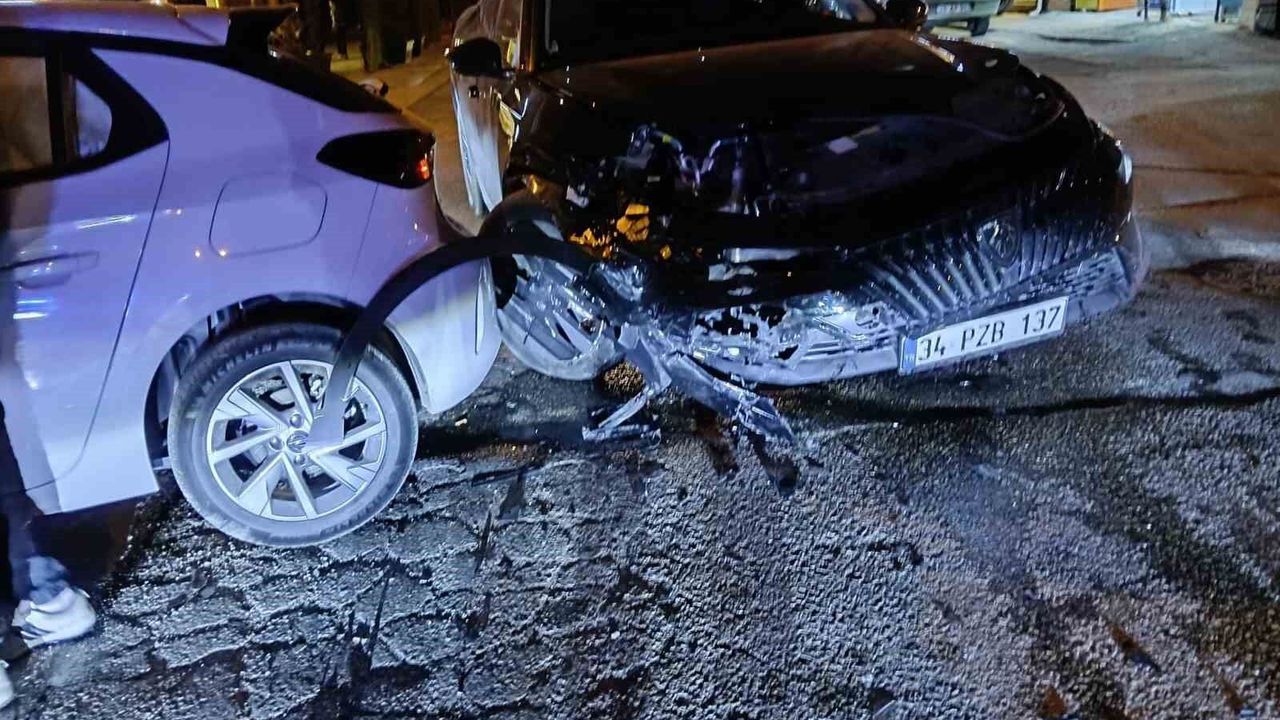 Kazaya karışan 1,62 promil alkollü sürücünün ehliyetine el konuldu