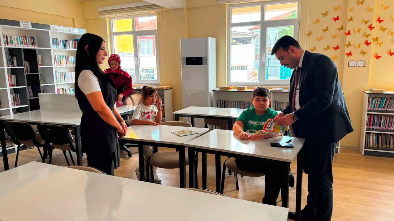 Saraykent Kaymakamı Aydın öğrencilerle bir araya geldi