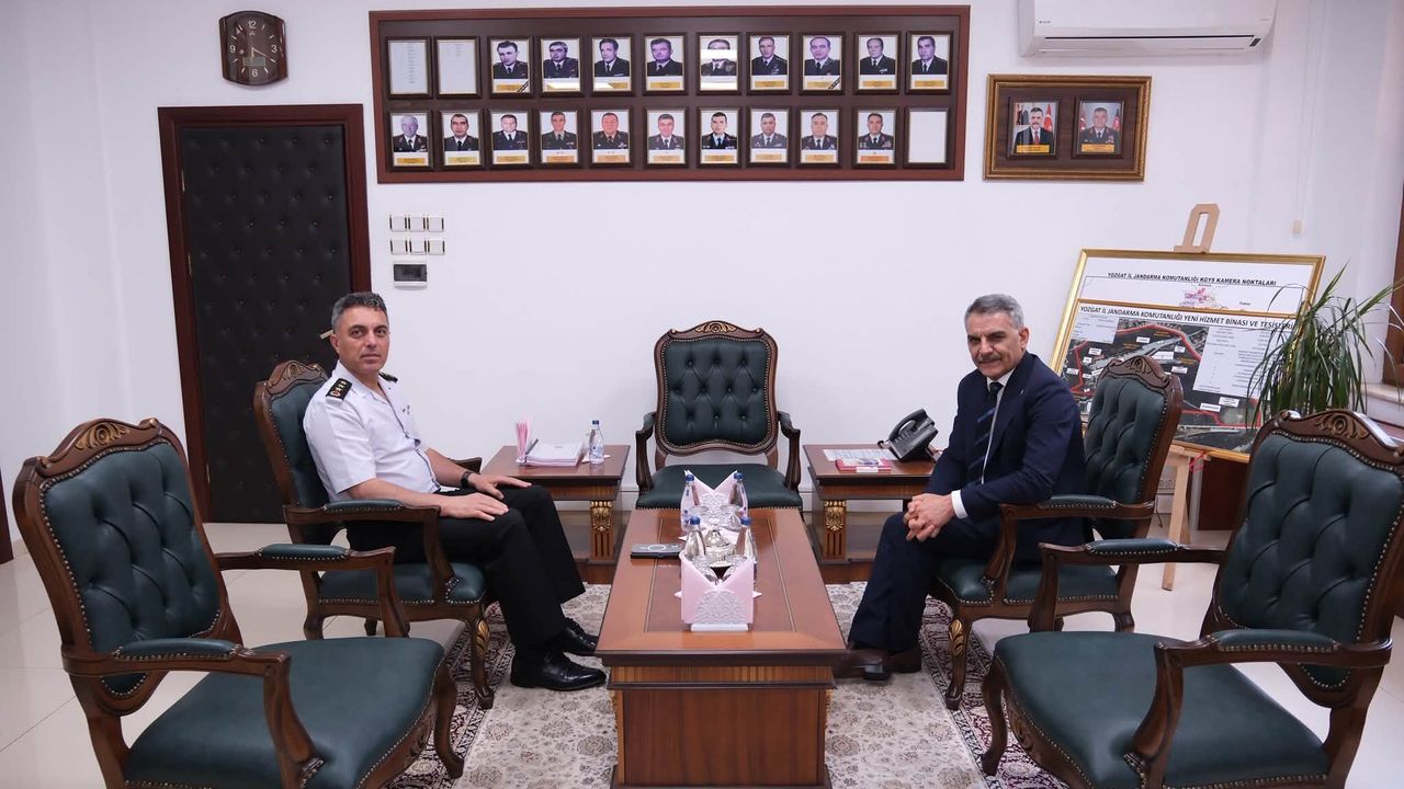 Yozgat Valisi Özkan’dan Tuğgeneral Yalınkılıç’a ziyaret