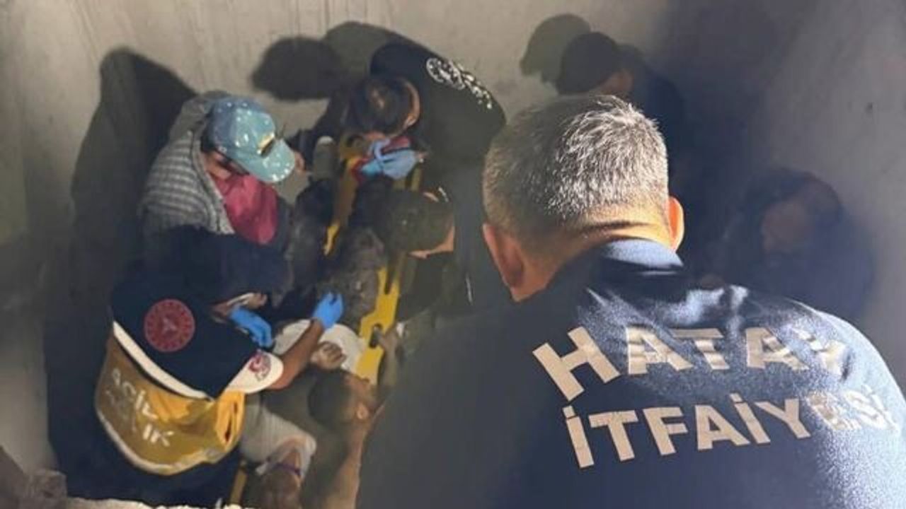 Asansör boşluğuna düşen işçi yaralandı