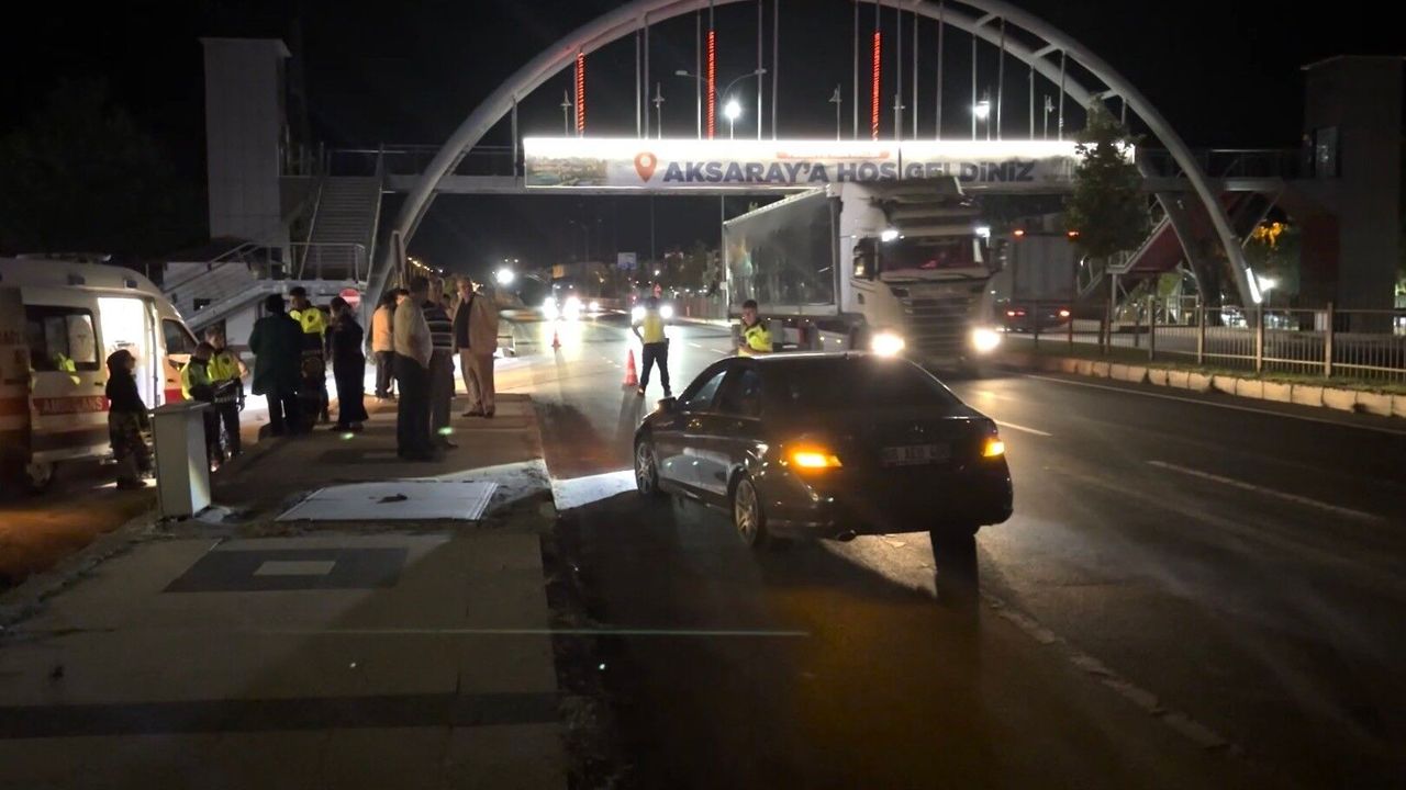 Makas atan araç kazaya neden oldu: 1 yaralı