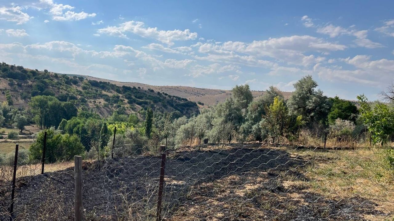 Yozgat'ta tarla yangını: Alevler başka tarlaya sıçradı
