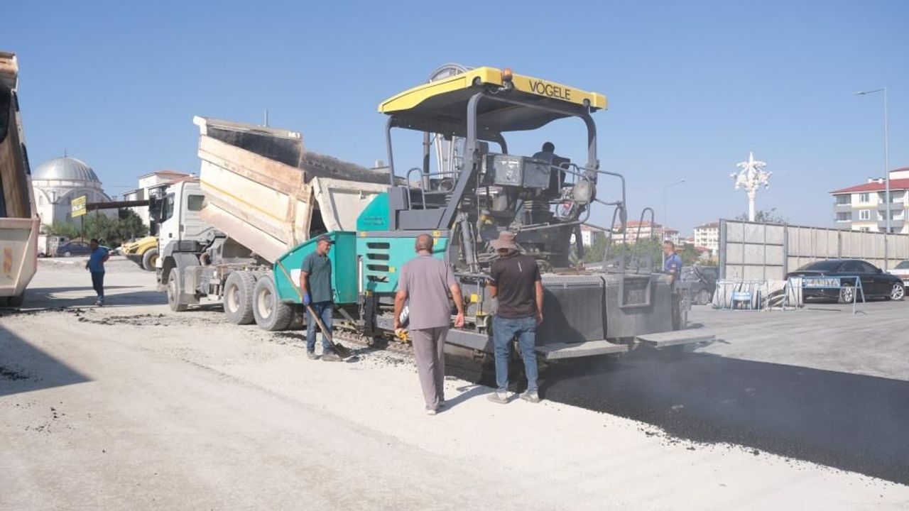 Sorgun'da asfalt çalışmaları sürüyor