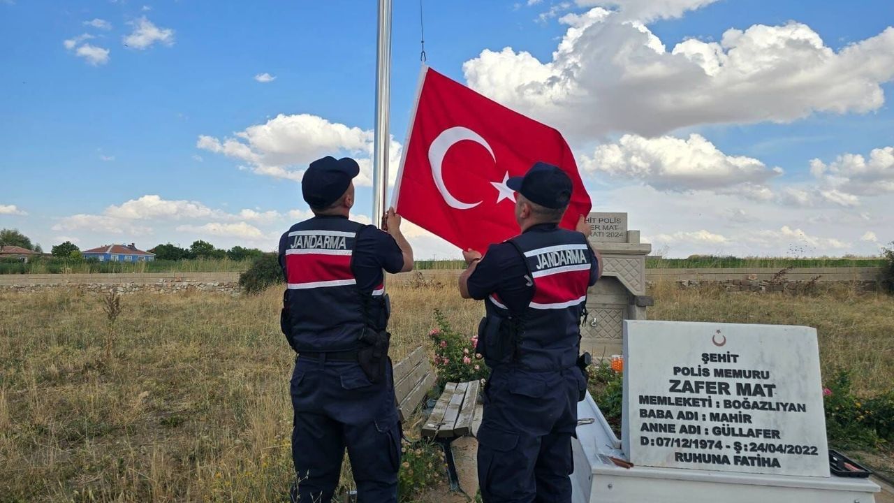 Boğazlıyan’da şehit Zafer Mat’ın mezarı yenilendi