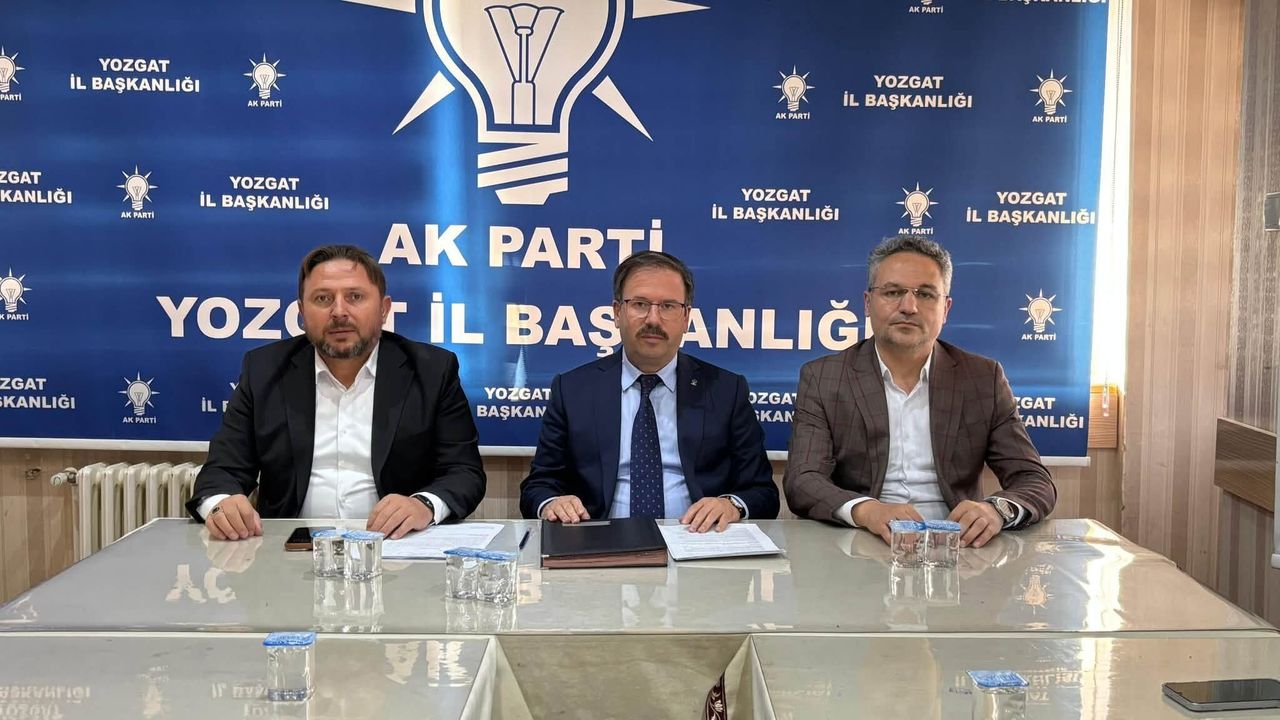 AK Parti Yozgat İl Yönetimi haftalık toplantısını gerçekleştirdi