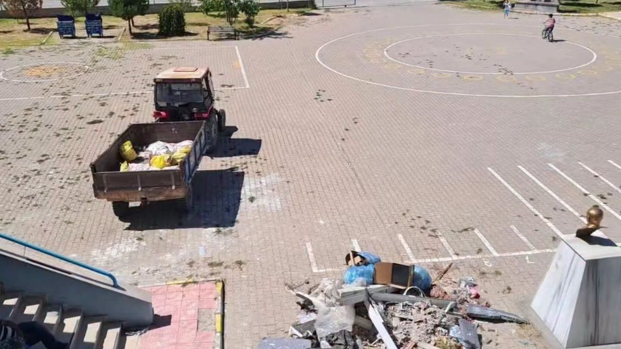 Boğazlıyan'da okul çevresi temizlendi