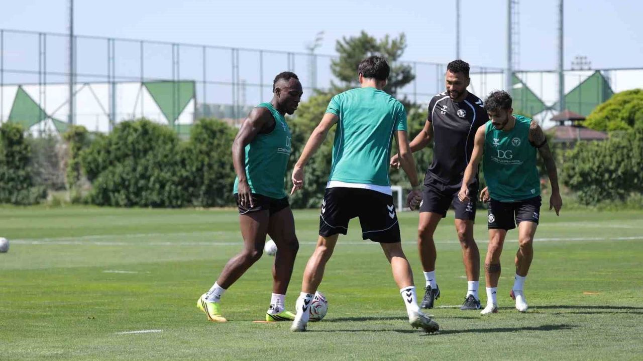 Konyaspor, Erzurumspor FK maçı hazırlıklarını tamamladı