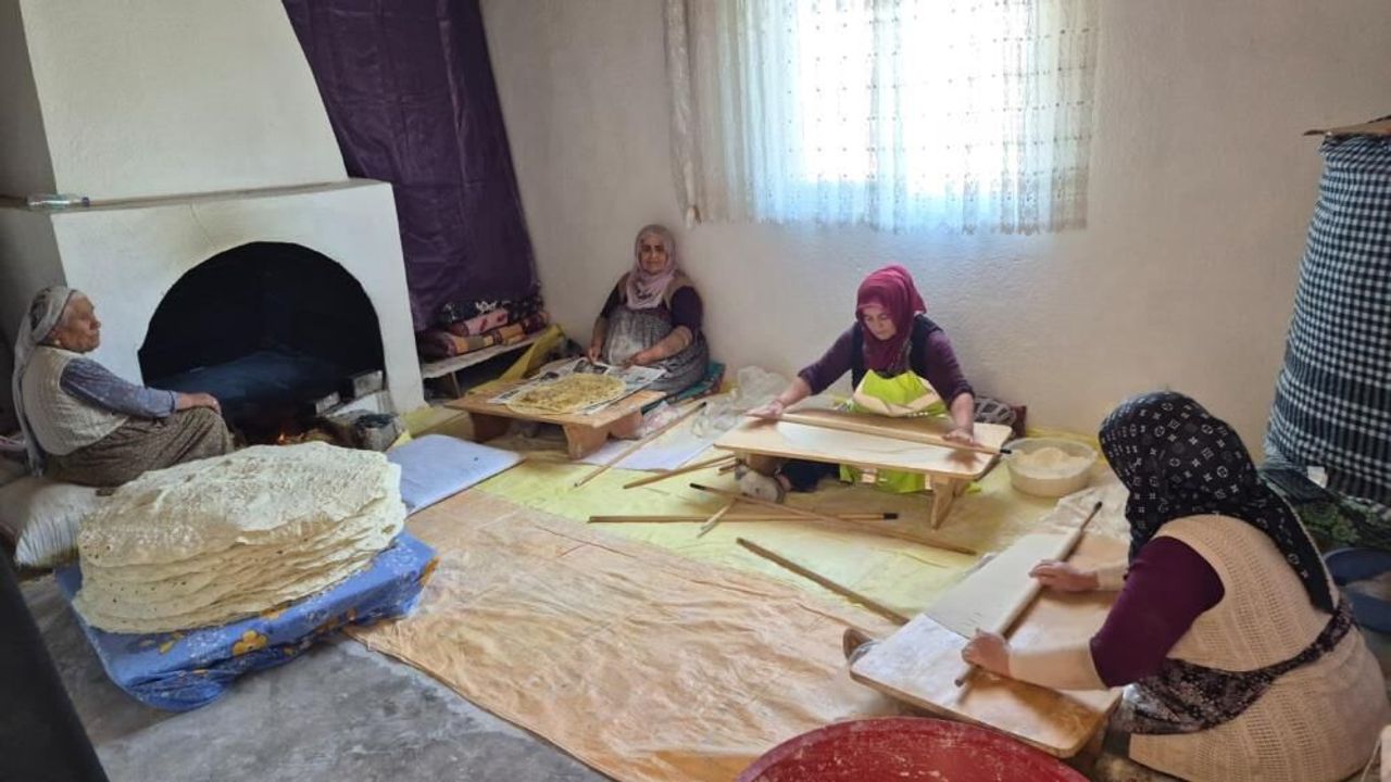 Yozgat'ta imece usulü ekmek
