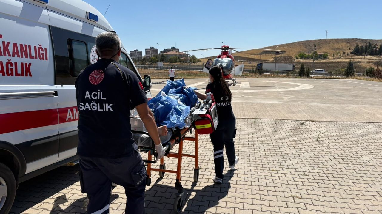 Yozgat’ta kazada yaralanan çocuk sevk edildi