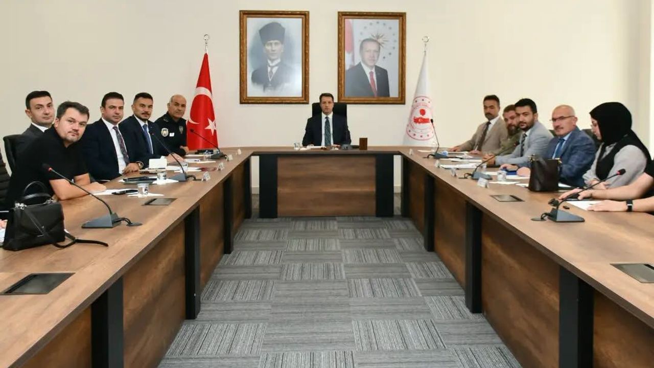 Sorgun'da Kaymakam başkanlığında güvenlik toplantısı yapıldı