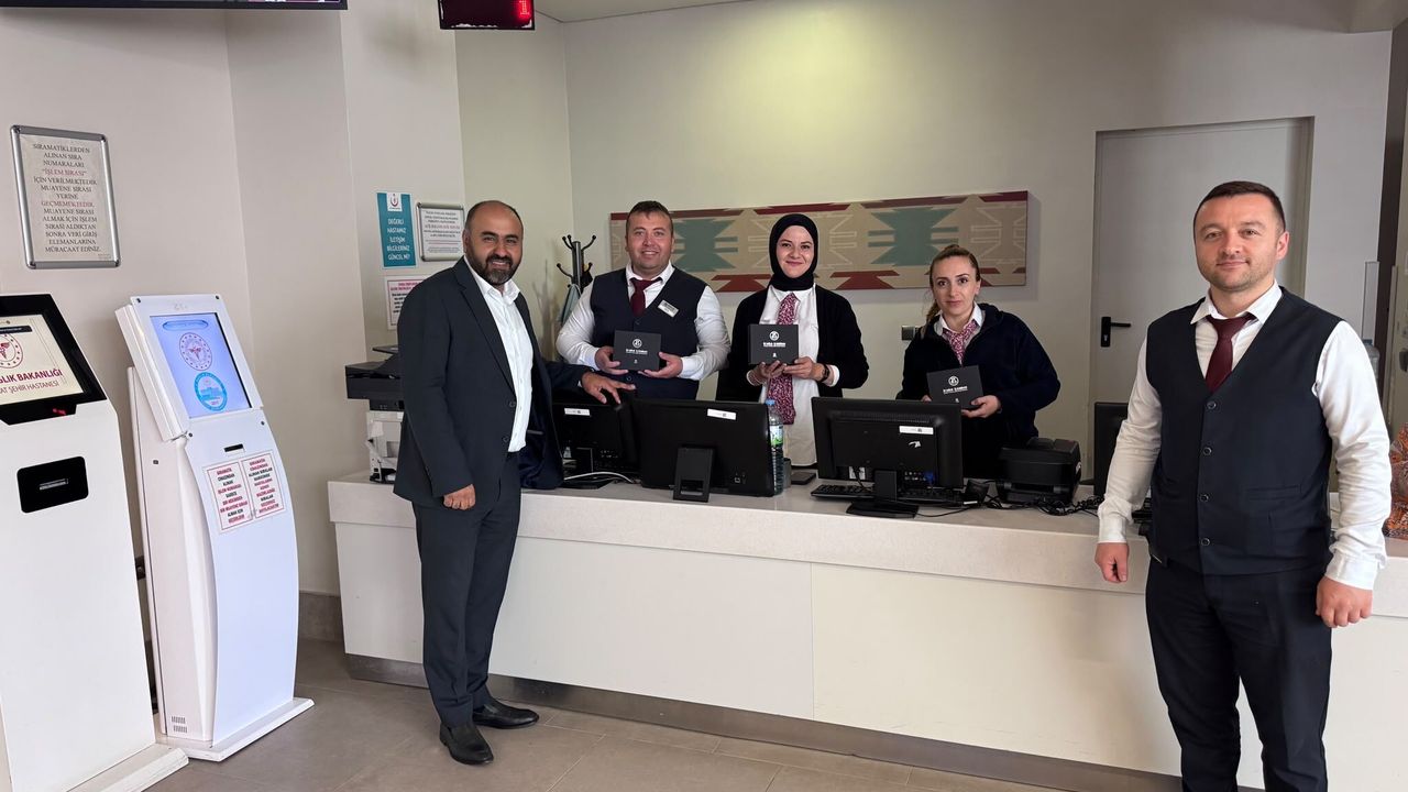 Öz Sağlık İş Yozgat Şubesi, Şehir Hastanesi çalışanlarını ziyaret etti
