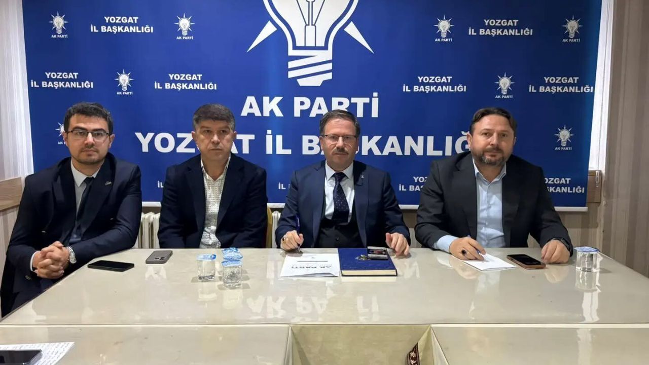 AK Parti Yozgat İl Yönetimi haftalık toplantısını gerçekleştirdi