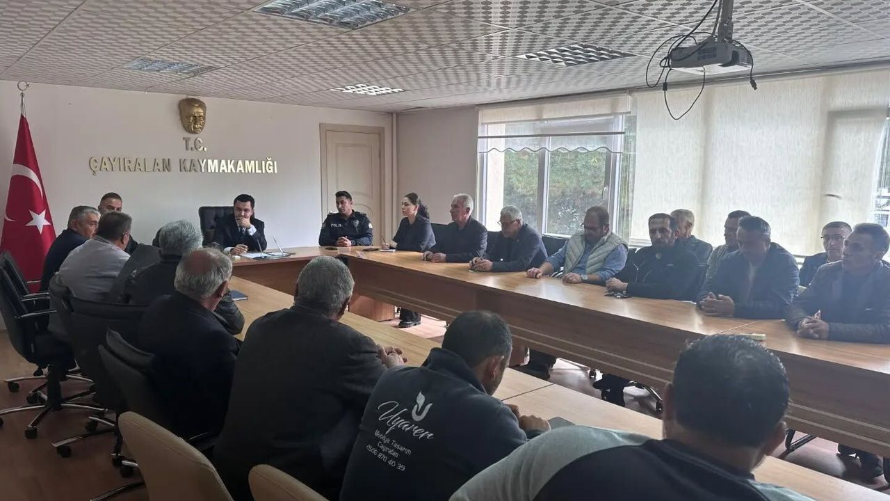 Çayıralan'da muhtarların talepleri dinlendi