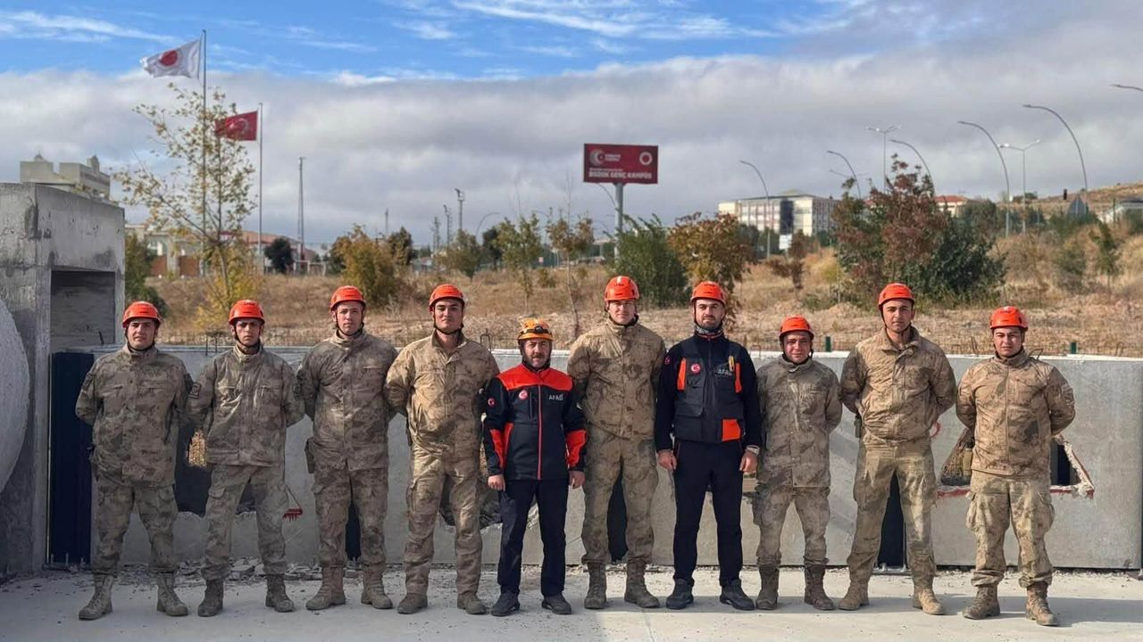 Yozgat'ta arama kurtarma eğitimi