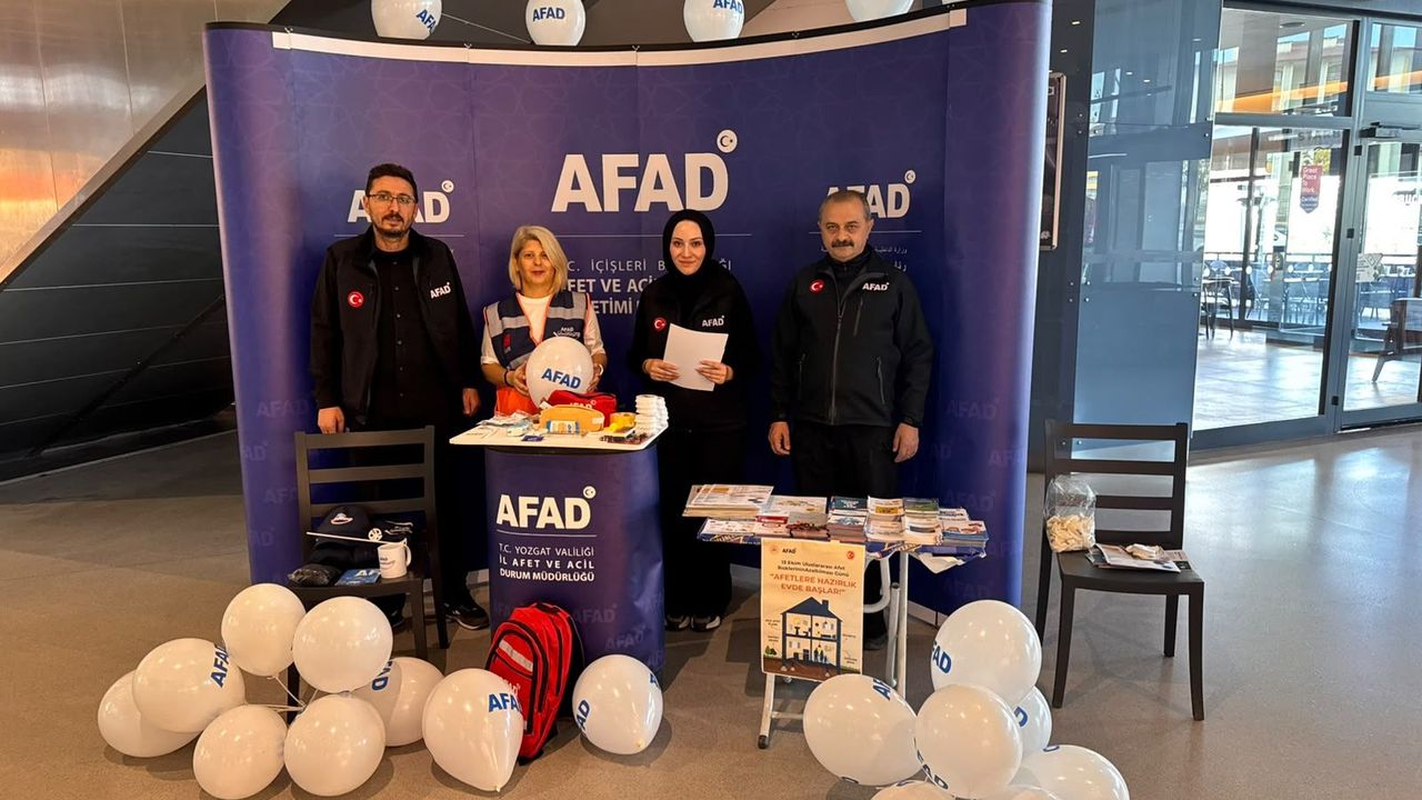 Yozgat AFAD’dan vatandaşlara afetlere karşı hazırlık çağrısı