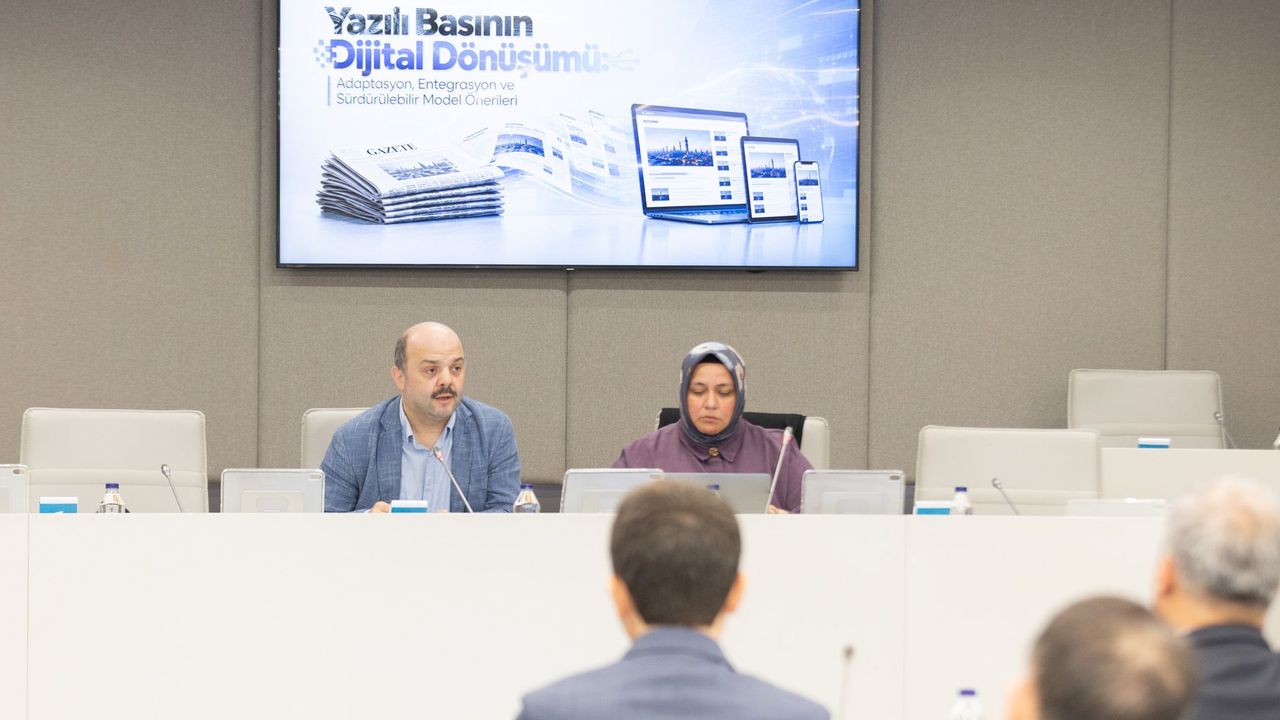 Yazılı basının dijital dönüşümünü çalıştayda ele aldı