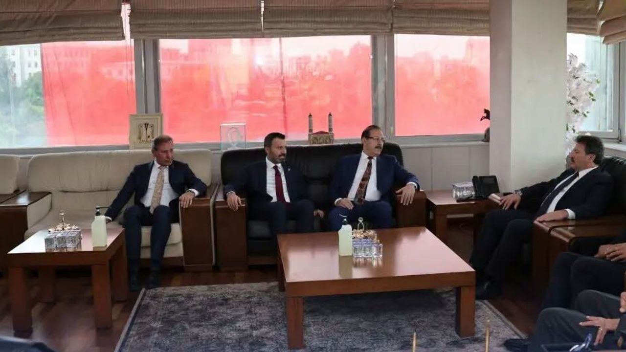 Yozgat milletvekilleri Akgül ve Şahan’dan TESK Başkanı Mehmet Yiğiner’e ziyaret