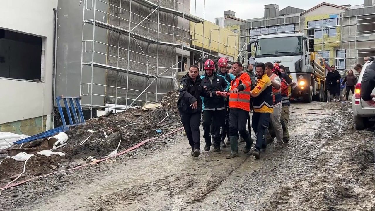 Okul inşaatında feci olay! Kuyuya düşen işçi hayatını kaybetti