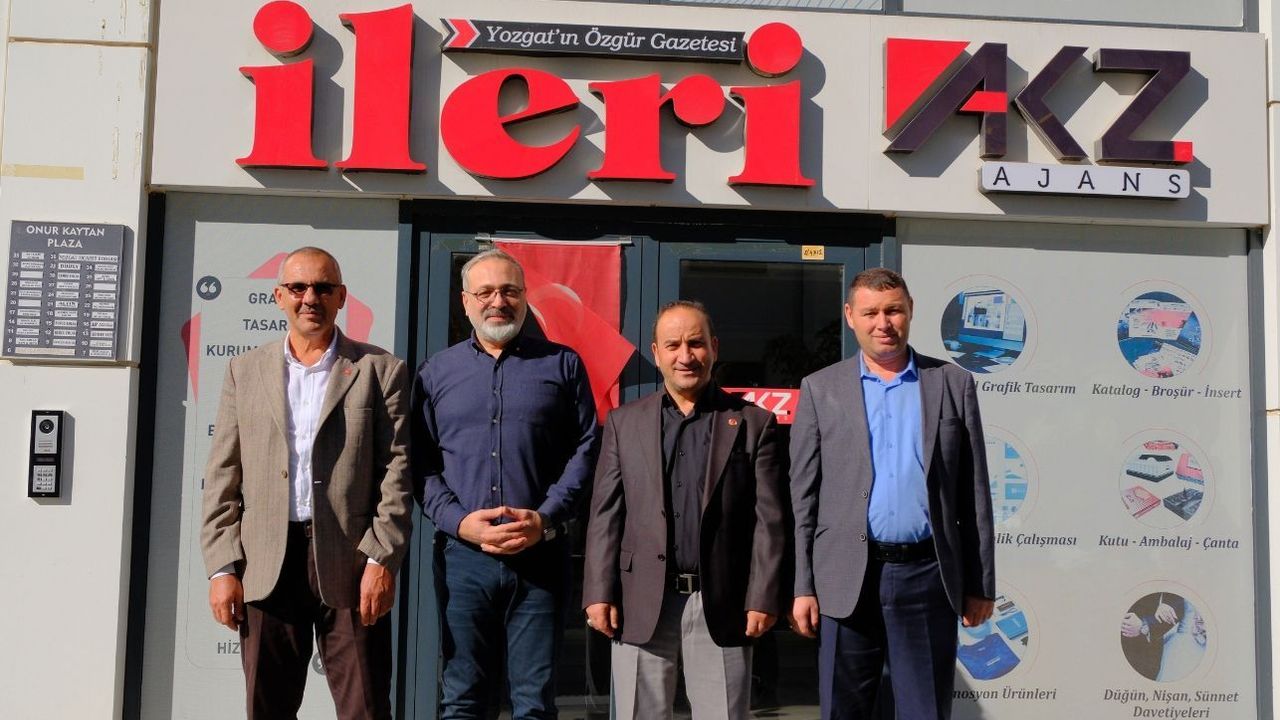 Yozgat'ta mahalle muhtarlarından gazetemize ziyaret