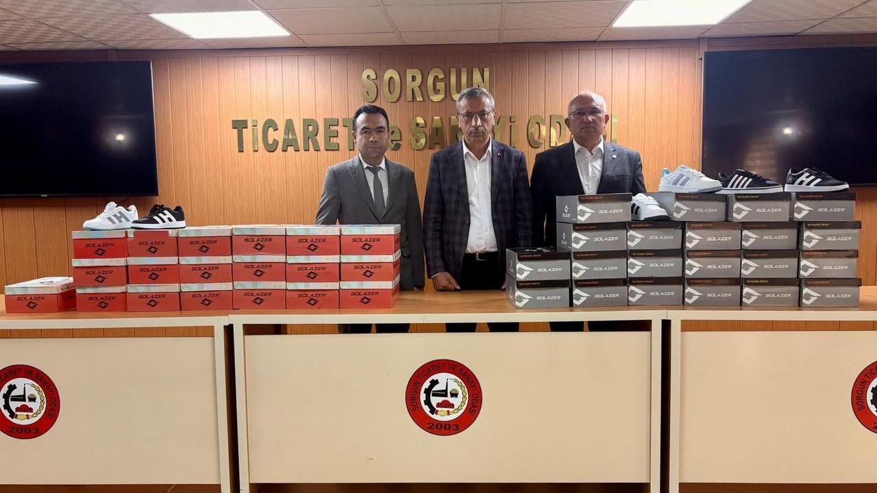 Sorgun Ticaret ve Sanayi Odasından ayakkabı desteği