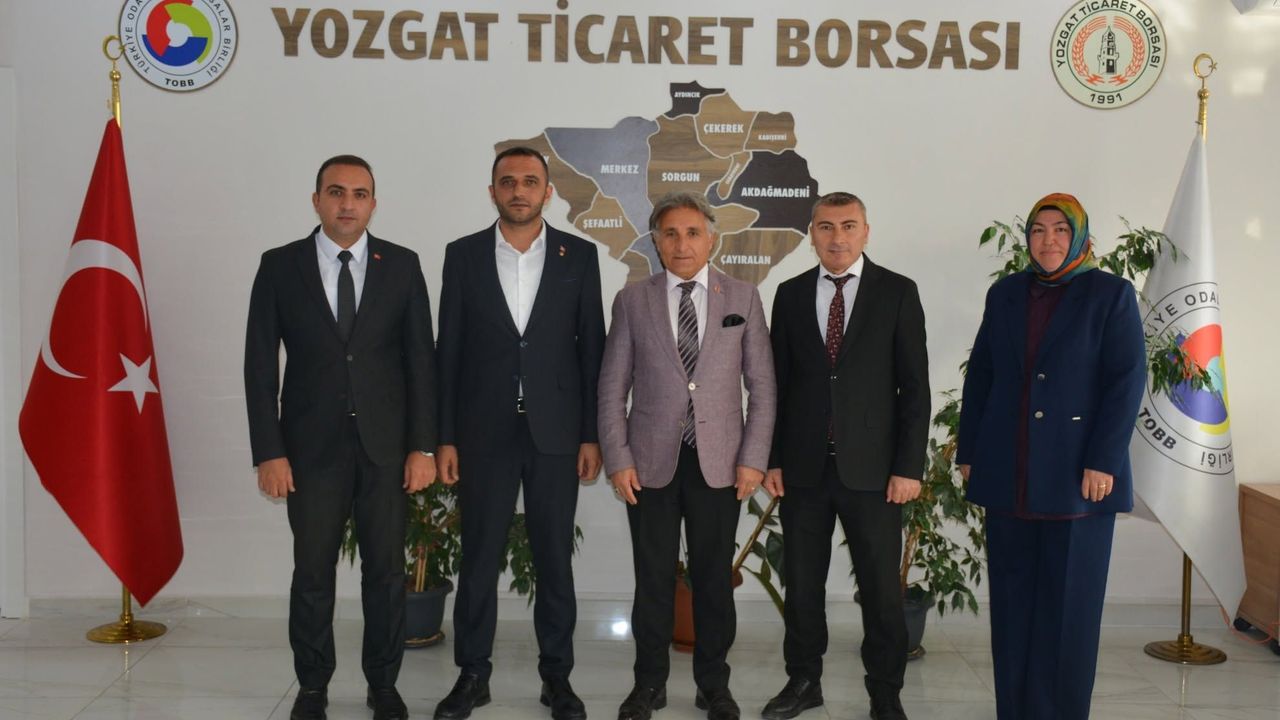 Yozgat Ticaret Borsası Başkanı Yakup Bulut'a ziyaretler sürüyor