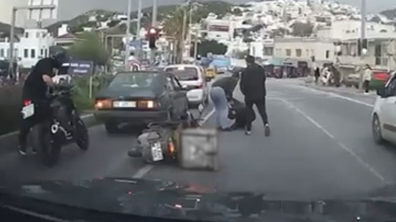 Kuryeyi yol ortasında darbettiler: 360 bin TL ceza yediler