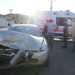 Rallide korkutan çarpışma: 2 pilot ve 1 sürücü yaralandı!