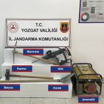 Yozgat'ta kaçak kazıya suçüstü