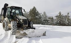 Belekcehan'da karla mücadele