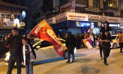 Yozgat'ta Galatasaray taraftarları 23 üncü şampiyonluğu kutladı