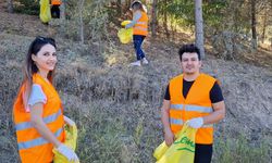Çevre, Şehir ve Kültür başkanlığı tarafından Çamlık Milli Parkında temizlik etkinliği