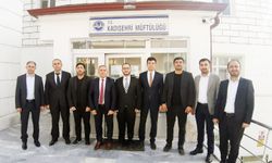 İlçe Milli eğitim Müdürü Nuri Aksoy, Şahin'i ziyaret etti