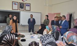 Yozgat'ın 3'üncü kadın kaymakamı okulları denetliyor!