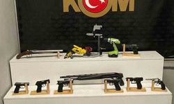 Kurusıkı tabancaları ateşli silaha çeviren şahıslara operasyon: 2 gözaltı