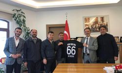 SHÇEK Spor Kulübü başkanı ve yöneticilerinden Yozgat İl Müftüsüne ziyaret