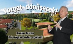 Kazım Arslan iki projeyi birden açıkladı: Yozgat dönüşecek!