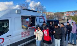 Sınavlar soğuk, ilgi sıcak: Türk Kızılay Yozgat Şubesinden öğrencilere ikram