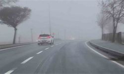 Yozgat’ta sis sürücüleri zorluyor!