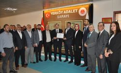 Yerköy Belediye Başkanı Fatih Arslan, mazbatasını aldı